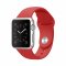 Ремешок для Apple Watch 42mm/44mm M/L силиконовый красный