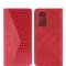 Чехол книжка Xiaomi Redmi Note 11/Note 11S Kruche Purse Croc Red