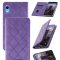 Чехол книжка iPhone XR Kruche Rhombus Lilac