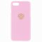Чехол-накладка iPhone 7/8/SE (2020) Soft Touch с Гербом 9354 светло - розовый