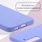 Чехол-накладка Samsung Galaxy S22 Plus Kruche Silicone Plain Lilac purple