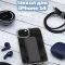 Чехол-накладка iPhone 14 Derbi Magnetic Stand Transparent Black