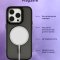 Чехол-накладка iPhone 13 Pro Kruche Camera Shine Magnet Black