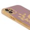 Чехол-накладка iPhone 11 Kruche Plating Shell Grass purple 