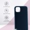 Чехол-накладка iPhone 14 Pro Max Kruche Silicone tough Magnet Midnight blue