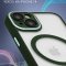 Чехол-накладка iPhone 14 Kruche Reliable Magnet Green
