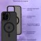 Чехол-накладка iPhone 12 Pro Max Kruche Camera Shine Magnet Black