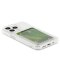 Чехол-накладка iPhone 13 Pro Derbi Poket с карманом для карт прозрачный