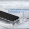 Чехол-накладка Samsung Galaxy S10 Derbi Magnetic Stand Transparent Black