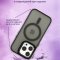 Чехол-накладка iPhone 14 Pro Kruche Camera Shine Magnet Black