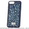 Чехол-накладка iPhone 7 Plus/8 Plus Swarovski Камешки Sapphire Blue