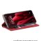 Чехол книжка Samsung Galaxy A34 5G Kruche Purse Croc Red