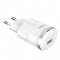 СЗУ 1USB 2.4A+кабель USB-iP Hoco 1m White