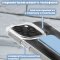 Чехол-накладка iPhone 14 Pro Max Derbi Magnetic Stand Transparent Cyan