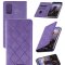 Чехол книжка Samsung Galaxy S20 Plus Kruche Rhombus Lilac