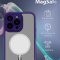 Чехол-накладка iPhone 14 Pro Kruche Reliable Magnet Purple