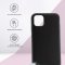 Чехол-накладка iPhone 14 Pro Kruche Silicone tough Magnet Black