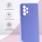 Чехол-накладка Samsung Galaxy A73 5G Kruche Silicone Plain Lilac purple