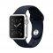Ремешок для Apple Watch 42mm/44mm S/M силиконовый темно-синий