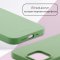 Чехол-накладка iPhone 14 Kruche Silicone Plain Light green