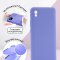 Чехол-накладка Xiaomi Redmi 9A Kruche Silicone Plain Lilac purple