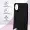 Чехол-накладка Samsung Galaxy A01/A015 Kruche Silicone Plain Black