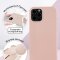Чехол-накладка iPhone 12 Pro Max Kruche Silicone Pink sand