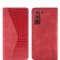 Чехол книжка Samsung Galaxy S21 FE Kruche Purse Croc Red