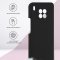 Чехол-накладка Huawei Honor 50 Lite/Nova 8i Kruche Silicone Plain Black