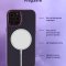 Чехол-накладка iPhone 12/12 Pro Kruche Camera Shine Magnet Purple