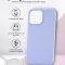 Чехол-накладка iPhone 13 Kruche Silicone Magnet Lilac purple
