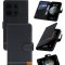 Чехол книжка Xiaomi Redmi Note 13 4G Kruche Purse Flip Black