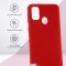 Чехол-накладка Samsung Galaxy M30S/M21 Kruche Silicone Plain Red