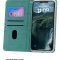 Чехол книжка Samsung Galaxy S23 Kruche Rhombus Turquoise