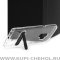 Чехол-накладка Samsung Galaxy S9 Hdci прозрачный с черной подставкой