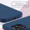 Чехол-накладка iPhone 14 Pro Max Kruche Silicone tough Magnet Midnight blue