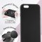 Чехол-накладка iPhone 6 Plus/6S Plus Kruche Silicone Plain Black