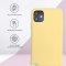 Чехол-накладка iPhone 11 Kruche Silicone Light yellow