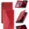 Чехол книжка iPhone XR Kruche Purse Croc Red