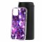 Чехол-накладка iPhone 12 mini Kruche Print Purple leaves