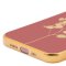 Чехол-накладка iPhone 12 Kruche Plating Shell Camellia red 