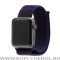 Ремешок для Apple Watch 38mm/40mm тканевый на липучке фиолетовый