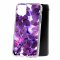 Чехол-накладка iPhone 11 Pro Max Kruche Print Purple leaves