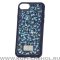 Чехол-накладка iPhone 7/8/SE (2020) Swarovski Камешки Sapphire Blue