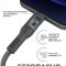 Кабель Type-C-iP Amazingthing SupremeLink MFi Astro Pro Titan Black 1.2m 3.2A