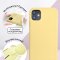 Чехол-накладка iPhone 11 Kruche Silicone Light yellow