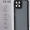 Чехол-накладка Huawei Honor X8 4G Kruche Camera Shine Black