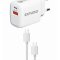 СЗУ USB+Type-C 3A+кабель Type-C - Type-C 1m Exployd Shaft 20W White