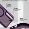 Чехол-накладка Samsung Galaxy S22 Plus Kruche Camera Shine Magnet Purple