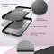 Чехол-накладка iPhone 12 Pro Max Kruche Silicone Magnet Black